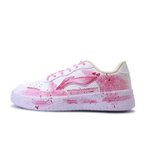 Li Ning Floating Boat Synthetic Leather Abrasion Resistant, Lightweight, And Breathable Low top Skateboard Shoes Unisex