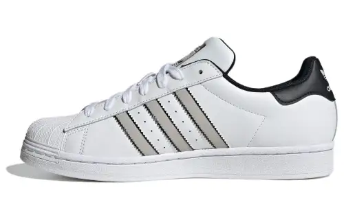 Adidas Originals Superstar Cushioning, Wear Resistant Low top Skateboard Shoes Unisex White Black