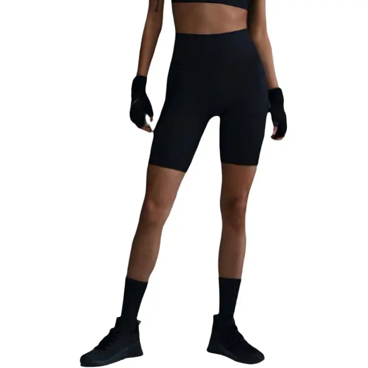 Nike Universa Women's Medium Support High Waisted 8' Biker Shorts With Pockets