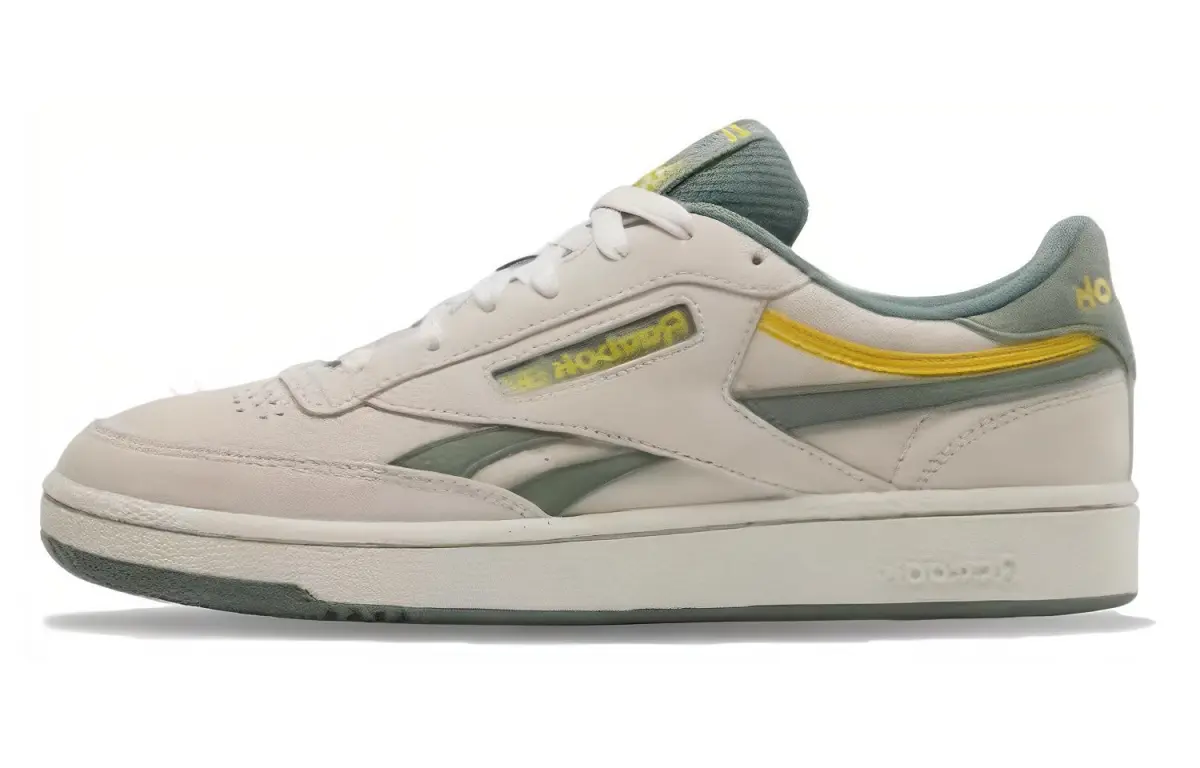 Reebok Club C Revenge Trek Green Classic Yellow Bone