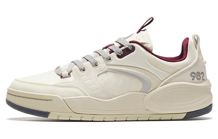 Anta 982EVO Slip Resistant Abrasion Resistant Low top Skateboard Shoes Men's Beige