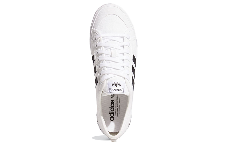 Кеды adidas originals NIZZA (черно-белые) — фото 5