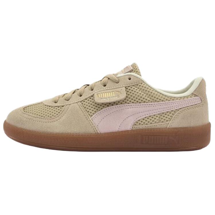 PUMA Palermo Abrasion Resistant Low top German Army Trainers Women's Light Brown