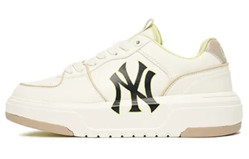 MLB Chunky Liner Artificial Leather Slip Resistant Cushioning Abrasion Resistant Low top Skateboard Shoes Unisex