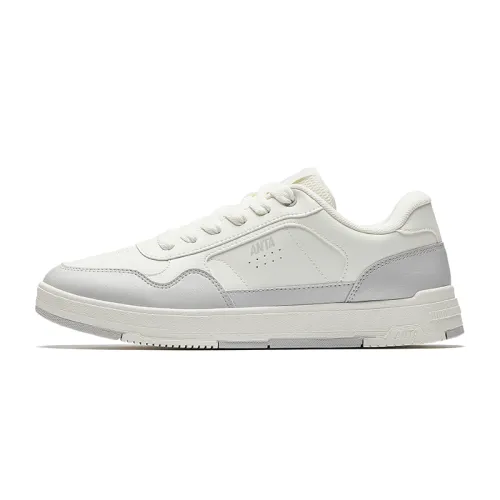 Anta Athleisure Slip Resistant, Abrasion Resistant, Lightweight Low top Skateboard Shoes Men's White Gray