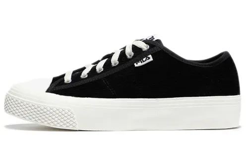 FILA Low Top Canvas Sneakers 'Black'