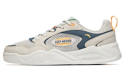 Anta Lightweight Low top Skateboard Shoes Men's Gray Green