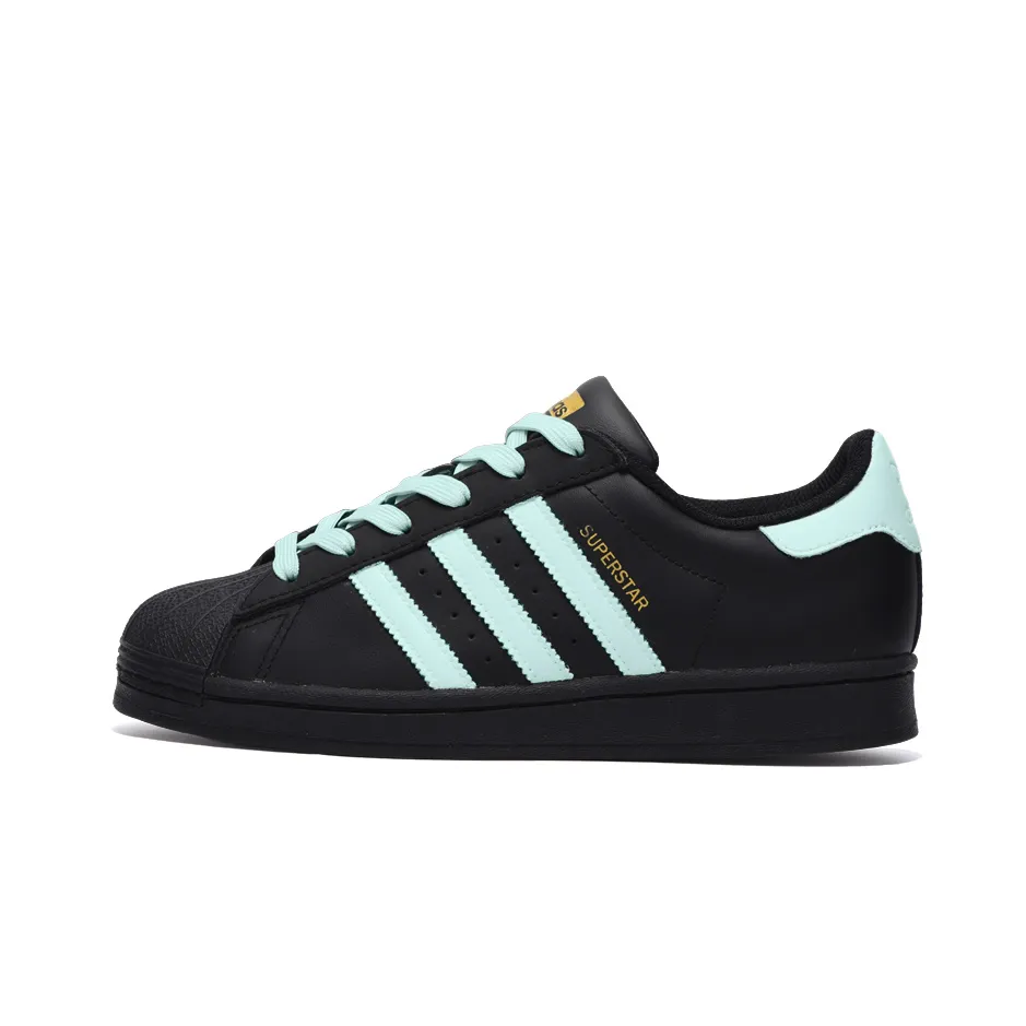 Adidas Originals SUPERSTAR Slip Resistant Abrasion Resistant Low top Skateboard Shoes Unisex Black