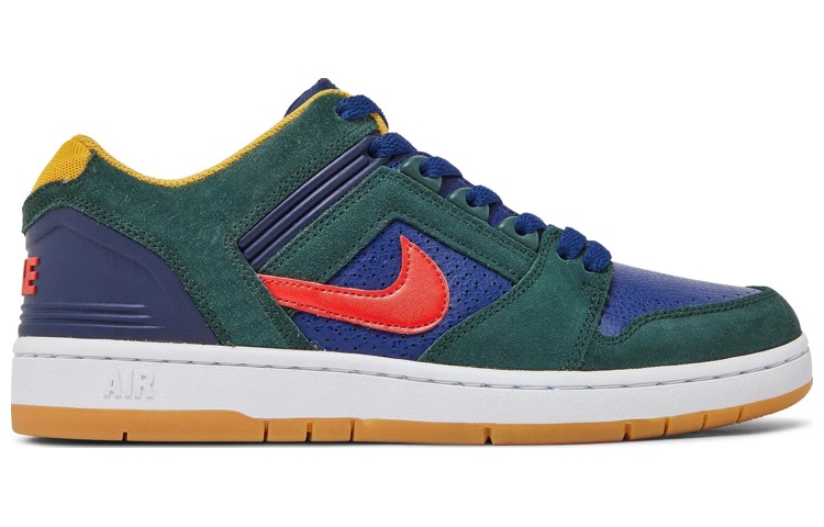Мужские кроссовки Nike Air Force 2 Low (синие) — фото 2