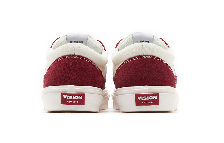 Vision Street Wear Stick Light Low top Skateboard Shoes Unisex Red Mystical Warrior