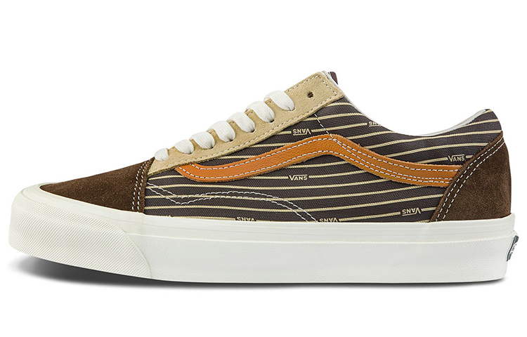 Кеды Vans Old Skool OG LX (коричневые) — Коричневый — фото 1
