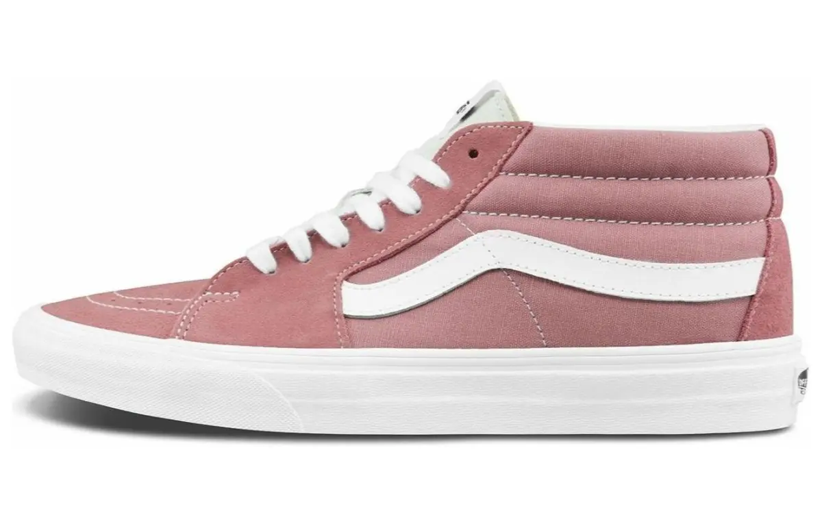 Vans Sk8 Mid Pink Unisex Rose Red
