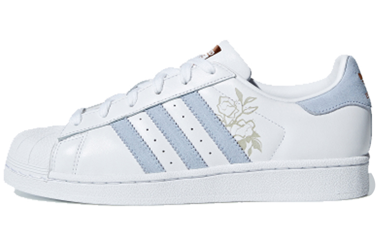 Женские кеды adidas originals Superstar (светло-синий) — фото 1