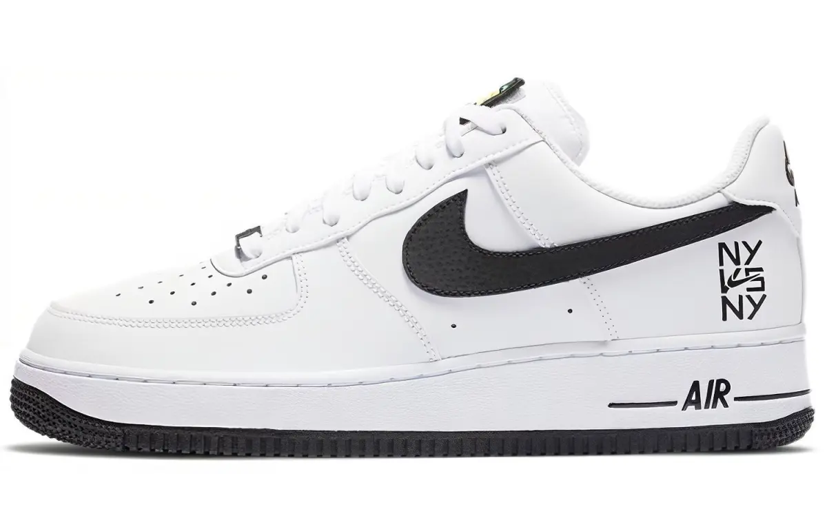 Nike Air Force 1 Low Ny Vs. Ny White Black 2020