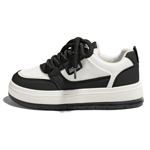 HUANQIU PU, Textile Abrasion Resistant Lightweight Wear resistant And Lightweight Low top Skateboard Shoes Women's