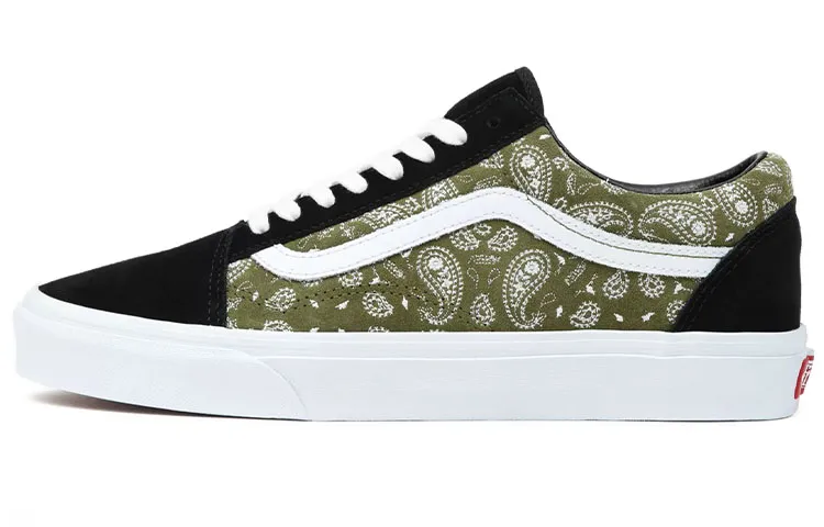 Old Skool Vans 'Paisley - Black Olive'