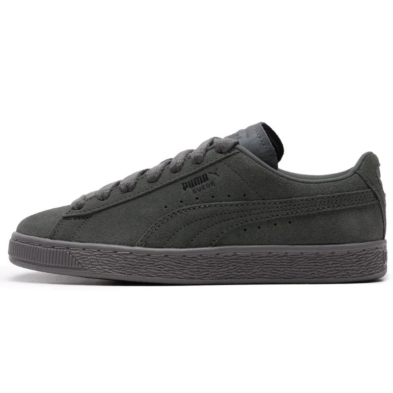 PUMA Suede Abrasion Resistant Abrasion Resistant Low top Skateboard Shoes Unisex Dark Gray