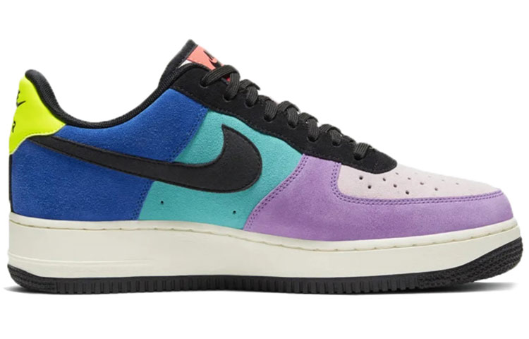 Кроссовки Nike Air Force 1 Pop The Street (разноцветные) — Фиолетовый / красный / оранжевый — фото 2