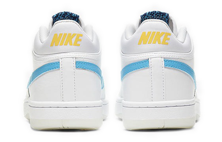 Мужские кеды Nike Sky Force 3/4 "Blue Fury" (бело-синий) — Белыйсиний — фото 4