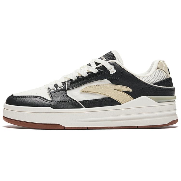 Anta Street Naughty Lite Abrasion Resistant Breathable Low top Skateboard Shoes Women's White Black