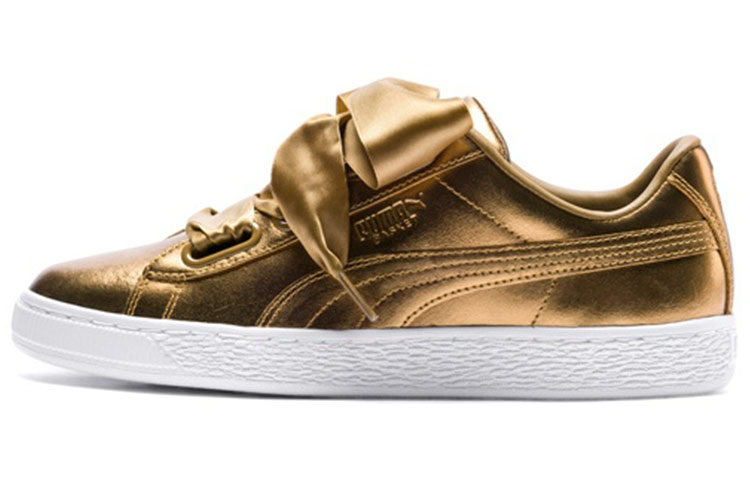 PUMA Basket Heart Luxe Retro Casual Skateboarding Shoes Women's