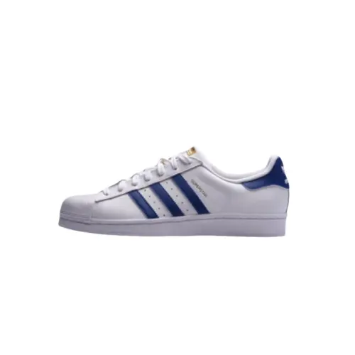 Adidas Originals Superstar Foundation Low top Skateboard Shoes Unisex White Blue