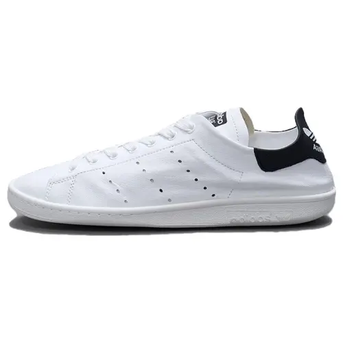 Adidas Originals x Balenciaga Stan Smith Slip Resistant Abrasion Resistant Low top Skateboard Shoes Women's White Black