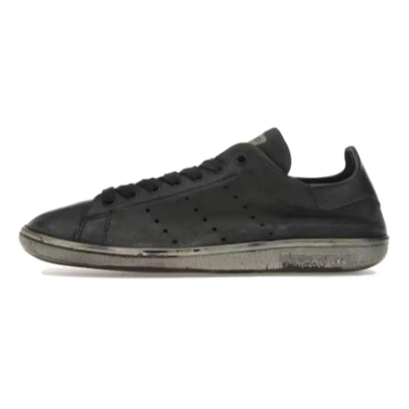 Adidas Originals x Balenciaga Stan Smith Comfortable Cushioning, Wear-Resistant Low-top Skateboard Shoes Women's Black