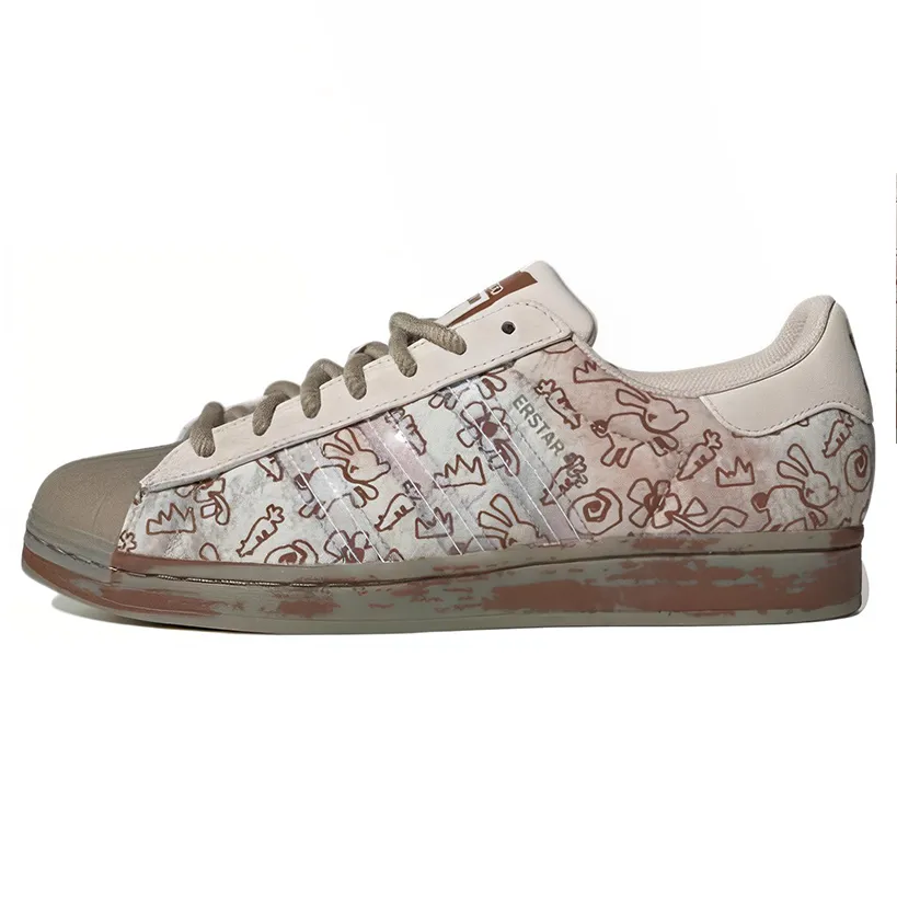 Superstar Melting Sadness x Superstar Adidas Originals 'Allover Graphics - Clear Brown'