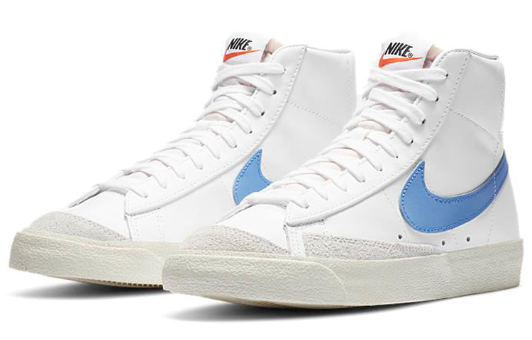 Женские кеды Nike Blazer 77 "Royal Pulse" (бело-синие) — фото 3