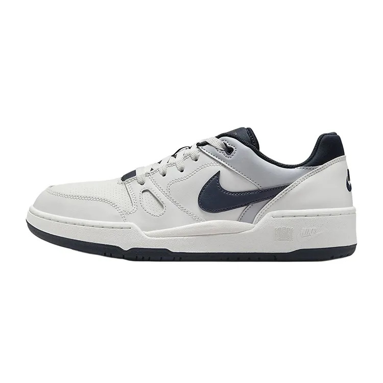 Nike Full Force Comfortable Low top Skateboard Shoes Men's Black White
