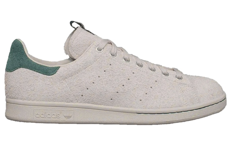 Унисекс кеды adidas originals StanSmith Juice Rough Suede (серо-зеленые) — фото 2