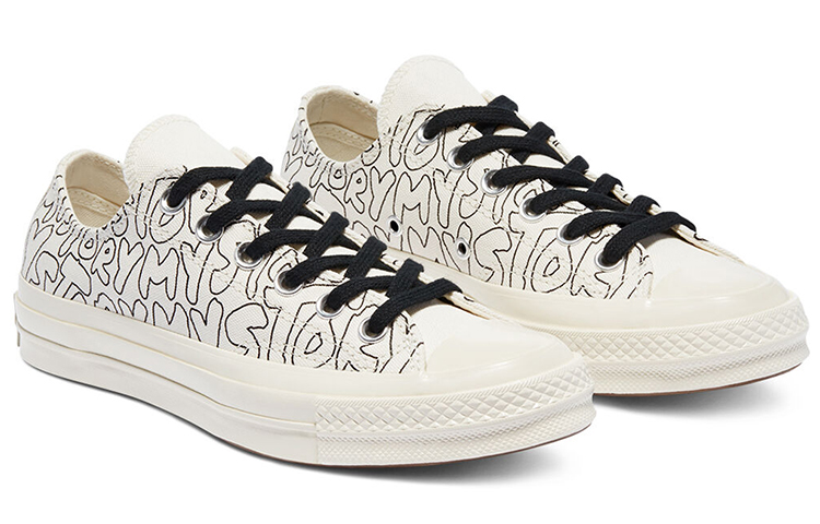 Кеды Converse 1970s Low (бежево-белый / черный) — Бежевыйбелый / чёрный — фото 2