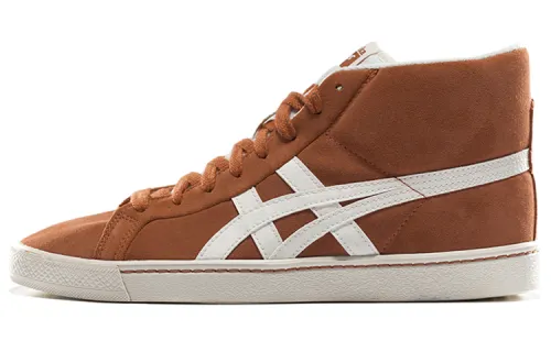 Onitsuka Tiger Fabre RBFabre Rb Abrasion Resistant Mid top Skateboard Shoes Men's Umber Red