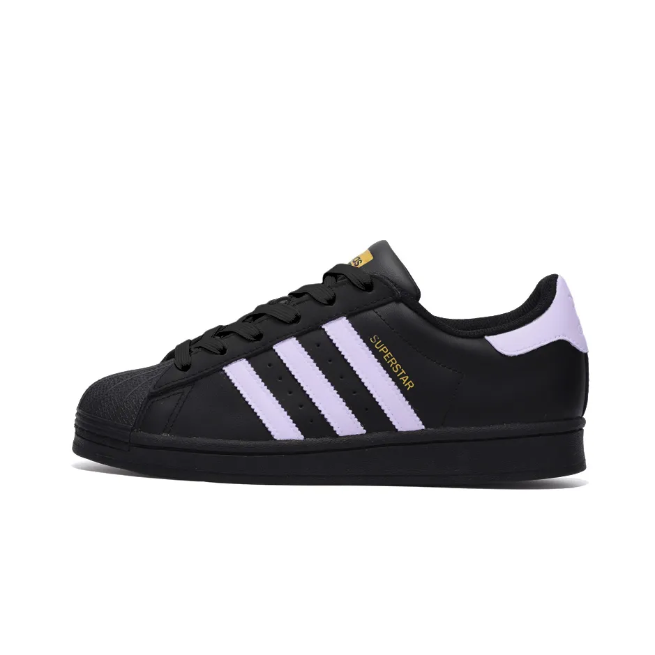 Adidas Originals SUPERSTAR Slip Resistant Abrasion Resistant Low top Skateboard Shoes Unisex Black