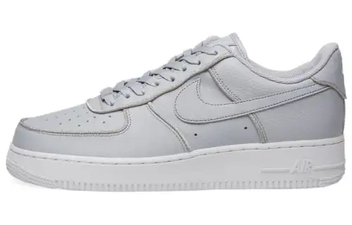 Nike Air Force 1 Comfortable Abrasion Resistant Breathable Low top Skateboard Shoes Men's Gray