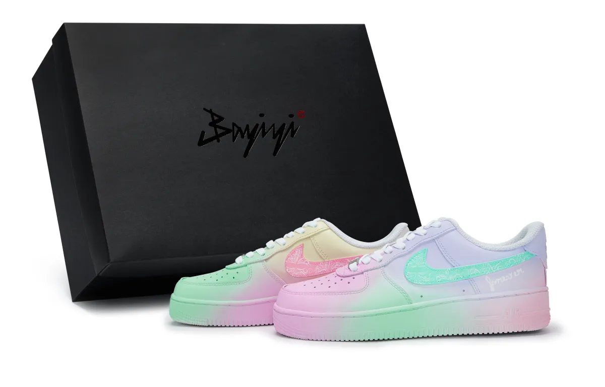 Nike Air Force 1 811 Manufacturing, Multicolor Spring Glow Pink, Special Shoe Box Slip Resistant Abrasion Resistant