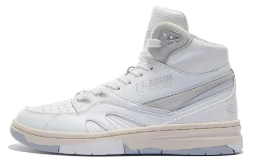 Li Ning 937 Deluxe Hi Synthetic Leather Abrasion Resistant, Lightweight, And Breathable High top Skateboard Shoes