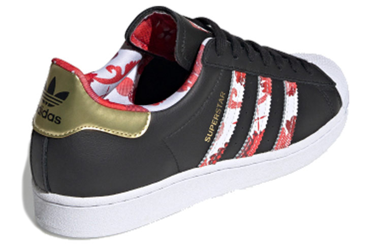 Кеды adidas originals CNY (черно-красные) — фото 3