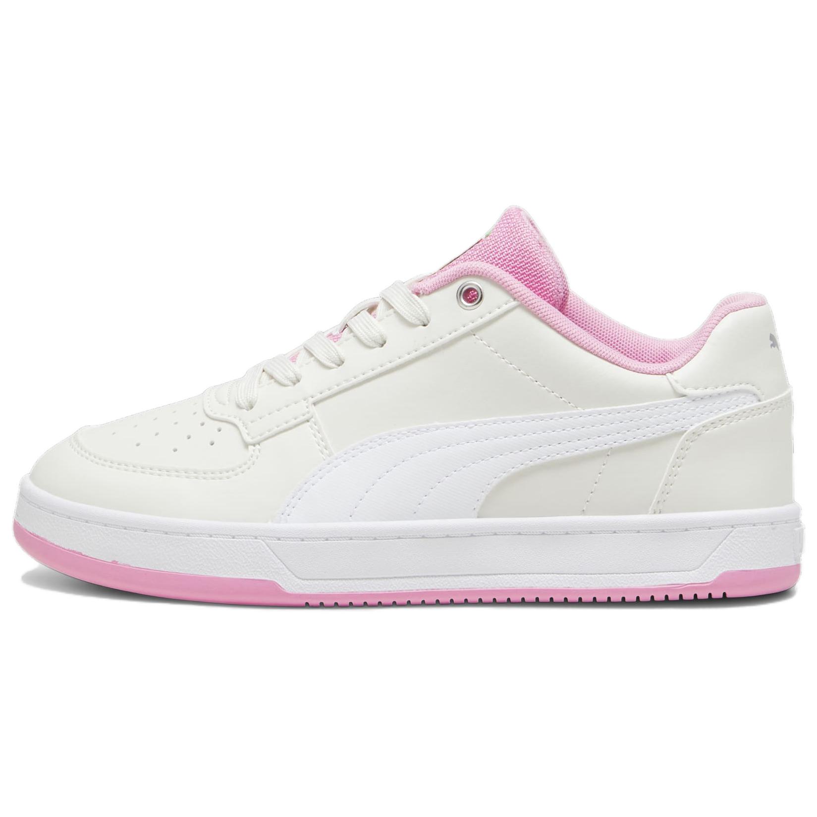 PUMA Scuderia Ferrari Caven 2.0 Comfortable Low top Skateboard Shoes Women's Beige Pink