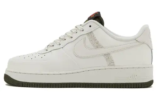 Nike Air Force 1 Fashion Thermal Low top Skateboard Shoes Men's White