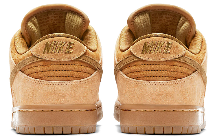 Кеды Nike Dunk SB Wheat (желтые) — Жёлтый — фото 4