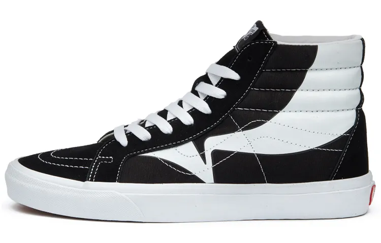Sk8 Vans-Hi Reissue 'Warp - Black White'