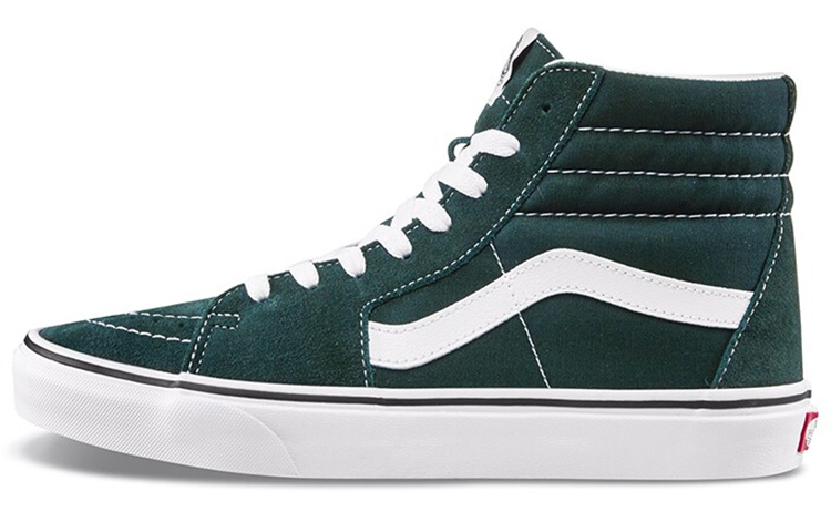 Кеды Vans SK8 (бело-зеленые)