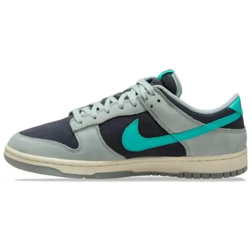 Nike Dunk Slip Resistant Abrasion Resistant Low top Skateboard Shoes Unisex Gray Black