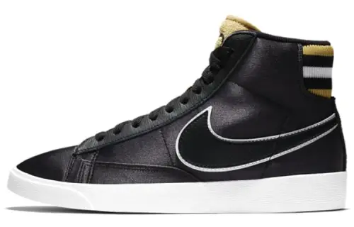 Nike Blazer Mid Black Wheat Gold Women's