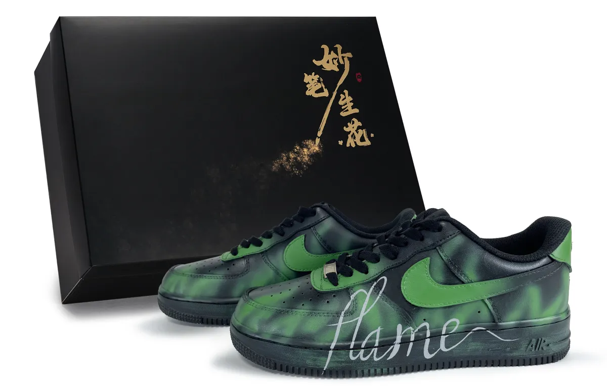Nike Air Force 1 Skateboard Shoes Unisex Low Top Green