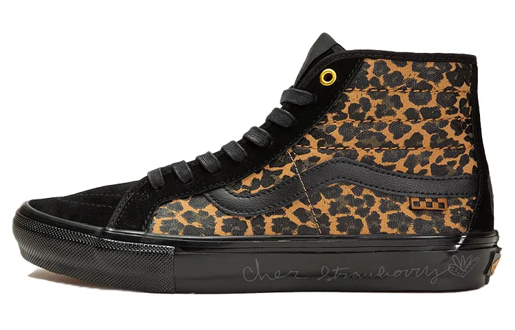 Sk8 Cher Strauberry x Sk8 Skate Vans-Hi Decon 'Cheetah'
