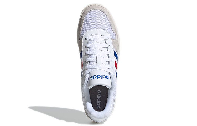 Мужские кеды adidas neo Hoops 2.0 (бело-сине-красный) — Белый / синий / красный — фото 4