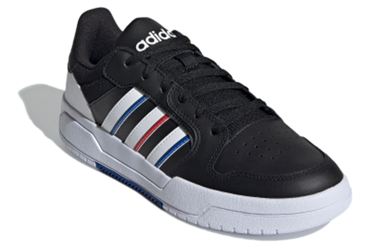 Мужские кеды adidas neo Entrap (черно-белые) — фото 3